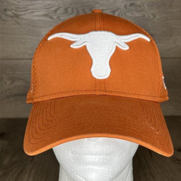 Texas Longhorns New Era 39THIRTY Hat Orange Large/X-Large Stretch - Gray 87 Cap - Picture 2 of 12